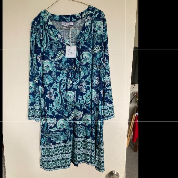 Beach sarong dress new with tags beautiful must have size large - Picture 5 of 8